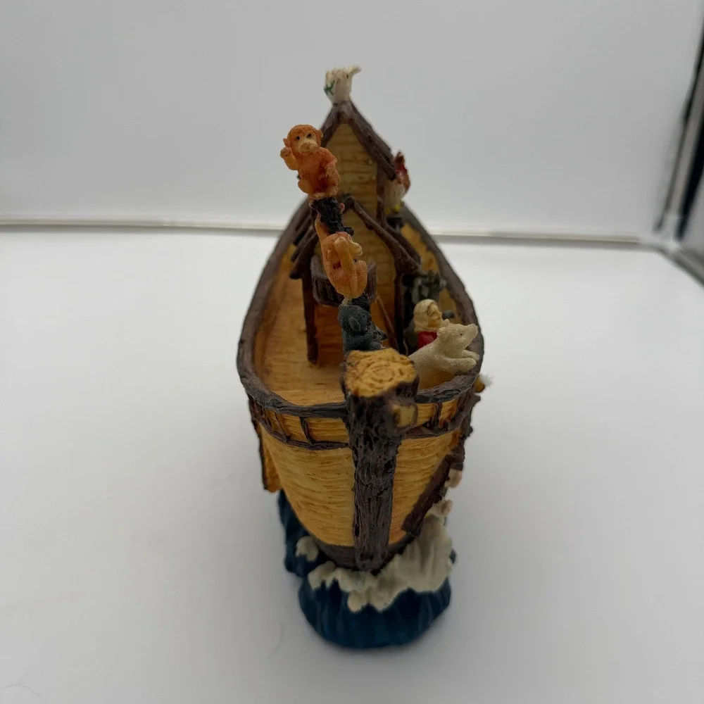 Noah's Ark Resin Figurine Animal Pairs Religious Collectible Home Decor